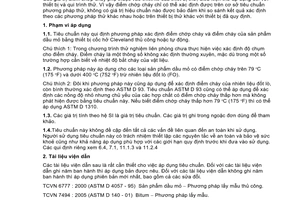 Tiêu chuẩn Việt Nam TCVN 7498:2005 (ASTM D 92 - 02b) về Bi tum - Phương pháp xác định điểm chớp cháy và điểm cháy bằng thiết bị thử cốc hở Cleveland do Bộ Khoa học và Công nghệ ban hành
