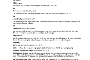 Tiêu chuẩn Việt Nam TCVN 6415-4:2005 (ISO 10545-4:1994) về Gạch gốm ốp lát - Phương pháp thử - Phần 4: Xác định độ bền uốn và lực uốn gẫy do Bộ Khoa học và Công nghệ ban hành