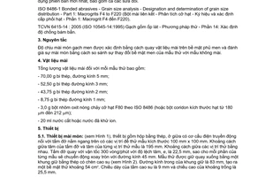 Tiêu chuẩn Việt Nam TCVN 6415-7:2005 (ISO 10545-7:1996) về Gạch gốm ốp lát - Phương pháp thử - Phần 7: Xác định độ bền mài mòn bề mặt đối với gạch phủ men do Bộ Khoa học và Công nghệ ban hành