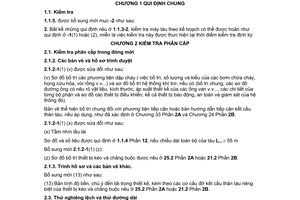 Tiêu chuẩn quốc gia TCVN 6259-1B:2003/SĐ 2:2005 về Quy phạm phân cấp và đóng tàu biển vỏ thép - Phần 1B: Quy định chung về phân cấp tàu