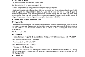 Tiêu chuẩn ngành 10TCN 660:2005 về Phân bón – Phương pháp xác định kẽm tổng số bằng phép đo phổ hấp thụ nguyên tử