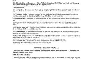 Tiêu chuẩn quốc gia TCVN 6259-12:2003/SĐ 2:2005 về Quy phạm phân cấp và đóng tàu biển vỏ thép - Phần 12: Tầm nhìn từ lầu lái