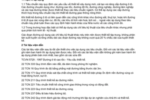 Tiêu chuẩn Việt Nam TCVN 4054:2005 về đường ôtô - yêu cầu thiết kế do Bộ Khoa học và Công nghệ ban hành