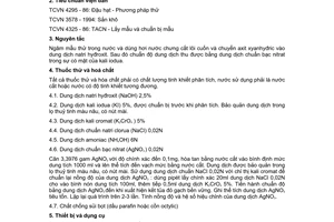 Tiêu chuẩn ngành 10 TCN 604:2004 về nông sản thực phẩm - Xác định hàm lượng axit xyanhyđric bằng phương pháp chuẩn độ