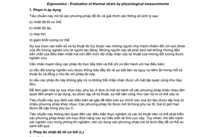 Tiêu chuẩn Việt Nam TCVN 7439:2004 (ISO 9886 : 1992) về Ecgônômi - Đánh giá căng thẳng nhiệt bằng phép đo các thông số sinh lý do Bộ Khoa học và Công nghệ ban hành