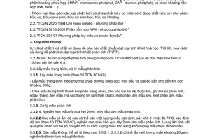 Tiêu chuẩn ngành 10 TCN 304:2004 về phân bón - Phương pháp xác định nitơ tổng số