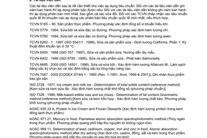 Tiêu chuẩn Việt Nam TCVN 7402:2004 về kem thực phẩm - Yêu cầu kỹ thuật do Bộ Khoa học và Công nghệ ban hành