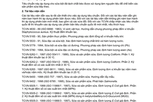 Tiêu chuẩn Việt Nam TCVN 7404:2004 về sữa bột gầy - Yêu cầu kỹ thuật do Bộ Khoa học và Công nghệ ban hành