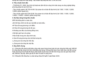 Tiêu chuẩn xây dựng Việt Nam TCXDVN 309:2004 về công tác trắc địa trong xây dựng công trình - yêu cầu chung do Bộ Xây dựng ban hành