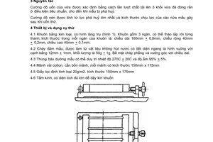 Tiêu chuẩn Việt Nam TCVN 3121-11:2003 về vữa xây dựng - phương pháp thử - phần 11: xác định cường độ uốn và nén của vữa đã đóng rắn do Bộ Khoa học và Công nghệ ban hành