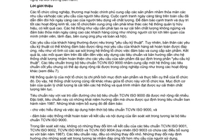 Tiêu chuẩn Việt Nam TCVN ISO 9000-1:1996 (ISO 9000-1 : 1994) về Các tiêu chuẩn về quản lý chất lượng và đảm bảo chất lượng - Phần 1: Hướng dẫn lựa chọn và sử dụng do Bộ Khoa học Công nghệ và Môi trường ban hành