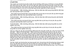 Tiêu chuẩn Việt Nam TCVN ISO 9003:1996 về Hệ chất lượng - Mô hình đảm bảo chất lượng trong kiểm tra và thử nghiệm cuối cùng do Bộ Khoa học Công nghệ và Môi trường ban hành