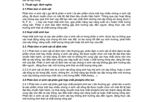 Tiêu chuẩn Việt Nam TCVN 6169:1996 về phân bón vi sinh vật - thuật ngữ