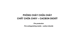 Tiêu chuẩn quốc gia TCVN 6100:1996 (ISO 5923 : 1984) về Phòng cháy chữa cháy - Chất chữa cháy - Cacbon đioxít