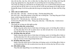 Tiêu chuẩn Việt Nam TCVN 6101:1996 (ISO 6183:1990) về thiết bị chữa cháy - Hệ thống chữa cháy cacbon dioxit - Thiết kế và lắp đặt