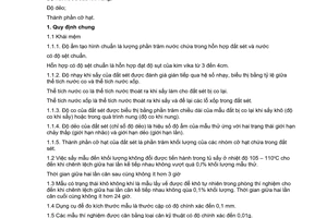 Tiêu chuẩn Việt Nam TCVN 4345:1986 về đất sét để sản xuất gạch, ngói nung - phương pháp thử cơ lý