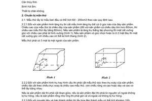 Tiêu chuẩn Việt Nam TCVN 178:1986 về vật liệu chịu lửa - phương pháp xác định độ hút nước, độ xốp và khối lượng thể tích