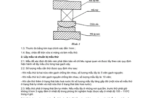 Tiêu chuẩn Việt Nam TCVN 246:1986 về gạch xây - phương pháp xác định độ bền nén
