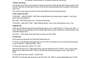 Tiêu chuẩn Việt Nam TCVN 6650:2000 (ISO 11265 : 1994) về chất lượng đất - Xác định độ dẫn điện riêng do Bộ Khoa học Công nghệ và Môi trường ban hành