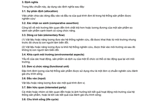 Tiêu chuẩn Việt Nam TCVN ISO 14040:2000 (ISO 14040:1997) về quản lý môi trường - Đánh giá chu trình sống của sản phẩm - Nguyên tắc và khuôn khổ do Bộ Khoa học Công nghệ và Môi trường ban hành