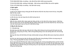 Tiêu chuẩn Việt Nam TCVN 3228-2:2000 về cáctông - xác định độ chịu bục