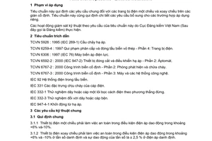 Tiêu chuẩn quốc gia TCVN 6767-4:2000 về Công trình biển cố định - Phần 4: Trang bị điện
