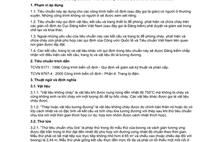 Tiêu chuẩn quốc gia TCVN 6767-2:2000 về Công trình biển cố định - Phần 2: Phòng, phát hiện và chữa cháy