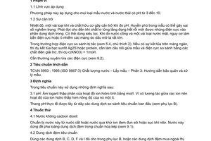 Tiêu chuẩn Việt Nam TCVN 6492:1999 (ISO 10523 : 1994) về chất lượng nước - xác định pH do Bộ Khoa học Công nghệ và Môi trường ban hành