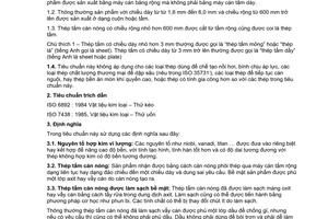 Tiêu chuẩn Việt Nam TCVN 6523:1999 (ISO 4996 : 1991)
về Thép tấm kết cấu cán nóng có giới hạn chảy cao