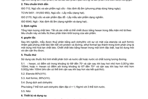 Tiêu chuẩn Việt Nam TCVN 6555:1999 (ISO 7302: 1982)
về ngũ cốc và sản phẩm ngũ cốc - Xác định tổng hàm lượng chất béo do Bộ Khoa học Công nghệ và Môi trường ban hành