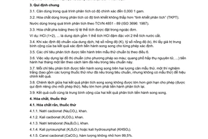 Tiêu chuẩn quốc gia TCVN 6533:1999 về Vật liệu chịu lửa Alumosilicat - Phương pháp phân tích hoá học