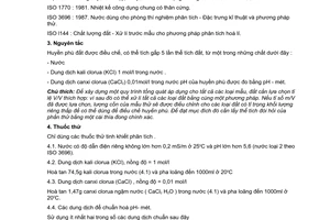 Tiêu chuẩn Việt Nam TCVN 5979:1995 về chất lượng đất - xác định pH