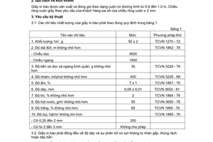 Tiêu chuẩn Việt Nam TCVN 5900:1995 về Giấy in báo