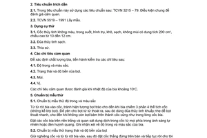 Tiêu chuẩn Việt Nam TCVN 6063:1995 về bia - phân tích cảm quan - phương pháp cho điểm