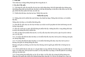 Tiêu chuẩn Việt Nam TCVN 5297:1995 về chất lượng đất - lấy mẫu - yêu cầu chung