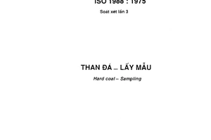 Tiêu chuẩn Việt Nam TCVN 1693:1995 về Than đá - Lấy mẫu do Bộ Khoa học Công nghệ và Môi trường ban hành