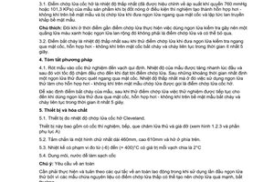 Tiêu chuẩn Việt Nam TCVN 2699:1995 về Sản phẩm dầu mỏ - Phương pháp xác định điểm chớp lửa cốc hở