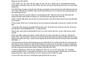 Tiêu chuẩn Việt Nam TCVN 5986:1995 (ISO 6107-7: 1990) về chất lượng nước - thuật ngữ - phần 7