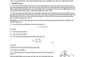 Tiêu chuẩn Việt Nam TCVN 4197:1995 về đất xây dựng - phương pháp xác định giới hạn dẻo và giới hạn chảy trong phòng thí nghiệm