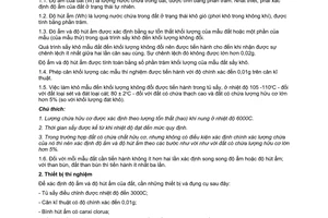 Tiêu chuẩn Việt Nam TCVN 4196:1995 về đất xây dựng - phương pháp xác định độ ẩm và độ hút ẩm trong phòng thí nghiệm