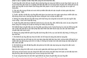 Tiêu chuẩn Việt Nam TCVN 5296:1995 về chất lượng nước - quy tắc bảo vệ nước khỏi bị nhiễm bẩn khi vận chuyển dầu và các sản phẩm theo đường ống