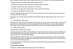 Tiêu chuẩn Việt Nam TCVN 5999:1995 (ISO 5667/10: 1992) về chất lượng  nước - lấy mẫu – hướng dẫn lấy mẫu nước thải