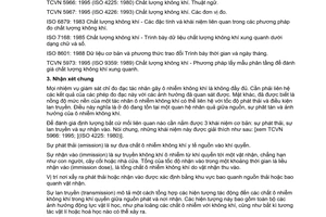 Tiêu chuẩn Việt Nam TCVN 5970:1995 (ISO/TR 4227 : 1989) về lập kế hoạch giám sát chất lượng không khí xung quanh