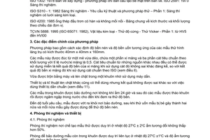 Tiêu chuẩn Việt Nam TCVN 6016:1995 về xi măng - phương pháp thử - xác định độ bền