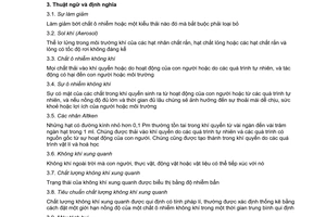 Tiêu chuẩn Việt Nam TCVN 5966:1995 (ISO 4225 : 1994) về chất lượng không khí - những vấn đề chung - thuật ngữ