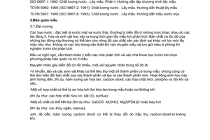 Tiêu chuẩn Việt Nam TCVN 5993:1995 (ISO 5667-3: 1985) về chất lượng nước - lấy mẫu – hướng dẫn bảo quản và xử lý mẫu