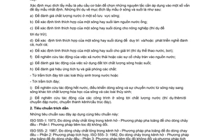 Tiêu chuẩn Việt Nam TCVN 5996:1995 (ISO 5667-6: 1990) về chất lượng nước - lấy mẫu - hướng dẫn lấy mẫu ở sông và suối