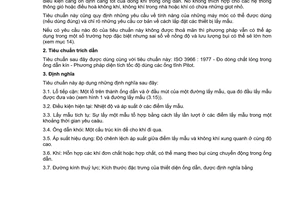 Tiêu chuẩn Việt Nam TCVN 5977:1995 về phát thải của nguồn tĩnh - xác định nồng độ và lưu lượng bụi trong các ống dẫn khí - phương pháp khối lượng thủ công