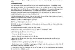 Tiêu chuẩn quốc gia TCVN 6007:1995 về Nồi hơi - Yêu cầu kỹ thuật an toàn về lắp đặt, sử dụng, sửa chữa - Phương pháp thử