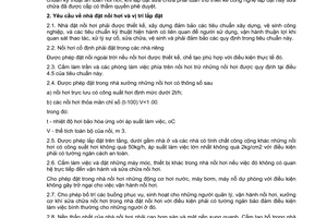 Tiêu chuẩn quốc gia TCVN 6006:1995 về Nồi hơi - Yêu cầu an toàn về lắp đặt, sử dụng, sửa chữa